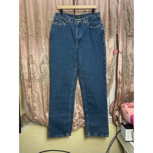 Vintage Lauren Jeans Co Ralph Lauren‎ Denim Jeans Size 12 5654WAQ60 N6027 - Picture 1 of 13